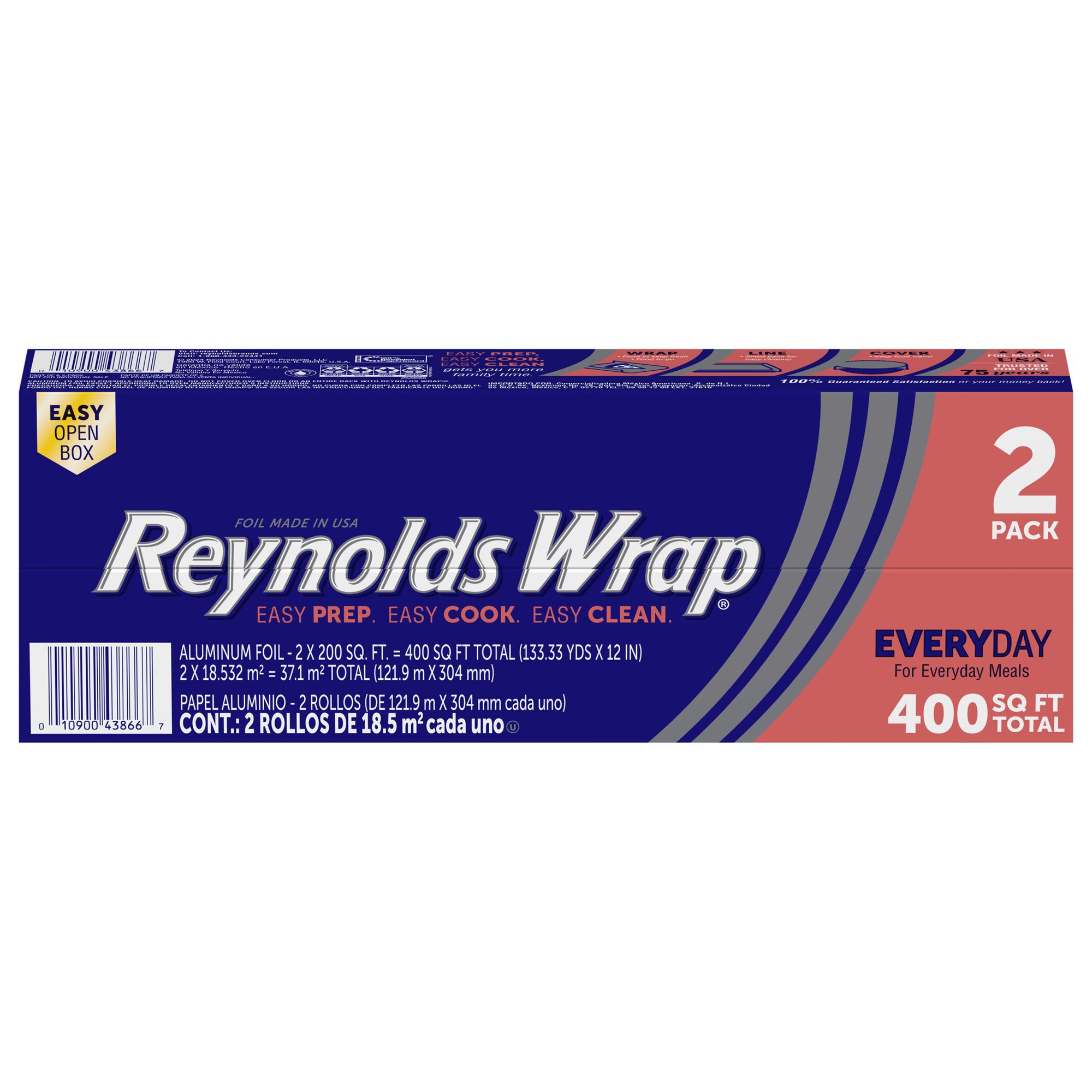 Reynolds Wrap Every Day 12" Aluminum Foil, 200 sq. ft., 2 pk.