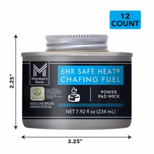 Alternative view of Member's Mark 6-Hour Safe Heat Chafing Fuel with PowerPad, 12 ct.