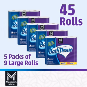 Alternative view of Member's Mark Ultra Premium 2-Ply Toilet Paper 45 rolls, 235 sheets/roll
