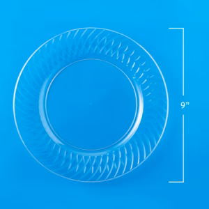 Alternative view of Member's Mark Clear Plastic Plates, 9" 45 ct.
