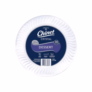Chinet Crystal Clear Plastic Dessert Plate, 7" 150 ct.