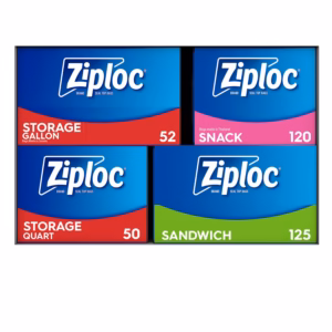 Alternative view of Ziploc Brand Gallon & Quart Storage and Sandwich & Snack Bags Variety pack, 347 ct.