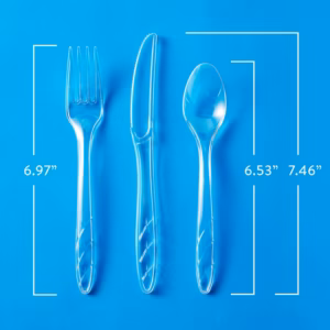 Alternative view of Member's Mark Clear Cutlery Combo Pack, Forks, Knives, Spoons 360 ct.