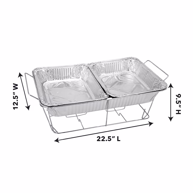 Member's Mark Party Set with 2-hour Safe Heat Chafing Fuel, 24 ct. - Image 3