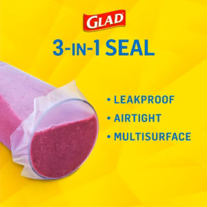 Alternative view of Glad Press'n Seal Plastic Food Wrap 140 sq. ft./roll, 2 rolls