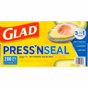 Glad Press'n Seal Plastic Food Wrap 140 sq. ft./roll, 2 rolls