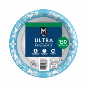 Member's Mark Ultra Soup/Salad Paper Bowls 20 oz., 150 ct.