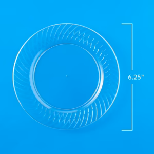 Alternative view of Member's Mark Clear Plastic Plates, 6.25" 90 ct.
