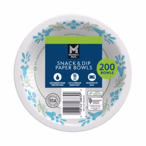 Member's Mark Snack/Dip Paper Bowls, 12 oz., 200 ct.