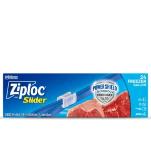 Ziploc Gallon/Quart Freezer Slider Bags, Power Shield, 132 ct. - Image 3